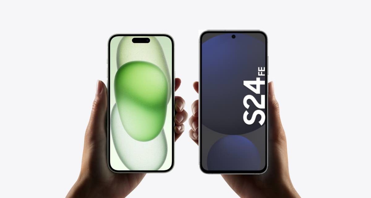 iPhone 15 vs Galaxy S24 FE, diferencias y cuál es mejor