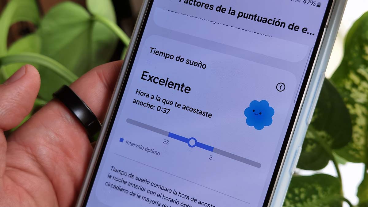 Samsung Galaxy Ring mide el descanso