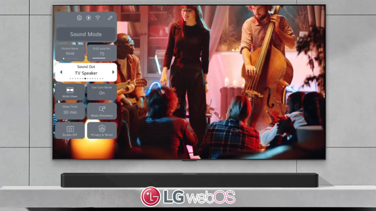 LG OLED evo M4: sistema operativo