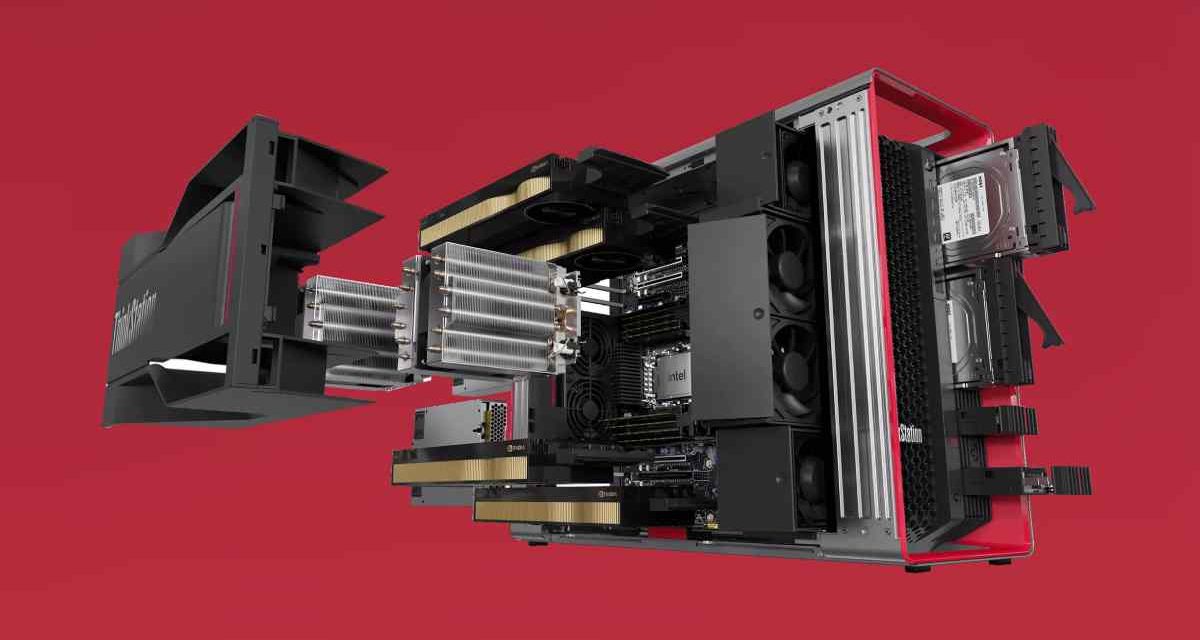 Lenovo ThinkStation PX, una estación de trabajo para tareas muy exigentes con diseño flexible