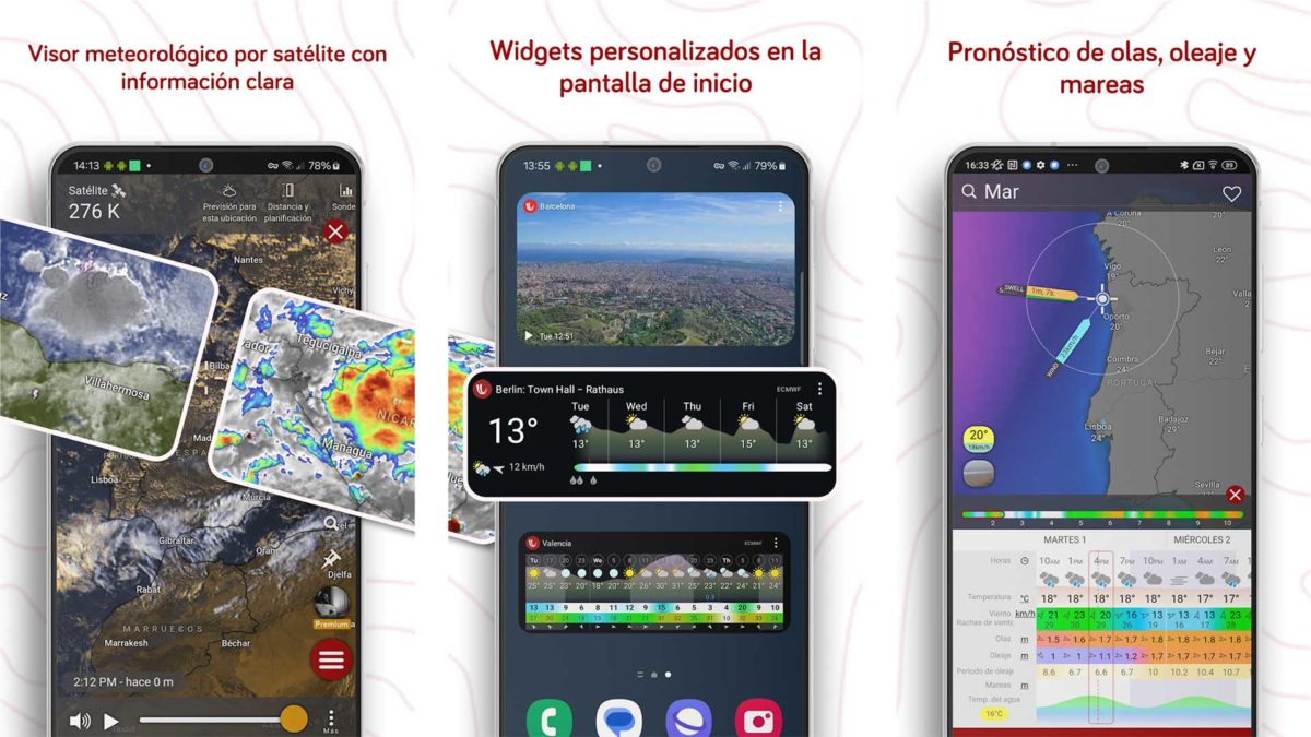 Las mejores apps para recibir las alertas de la AEMET en tiempo real 9 Apps para recibir las alertas de la AEMET: Windy