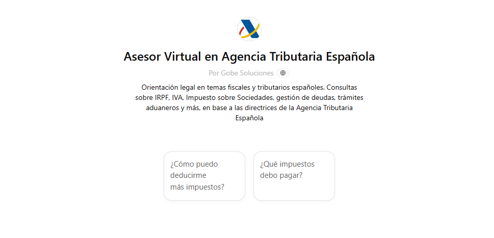 Cómo resolver tus dudas de Hacienda sobre la Declaración de la Renta y otros impuestos con ChatGPT 2 asesor virtual