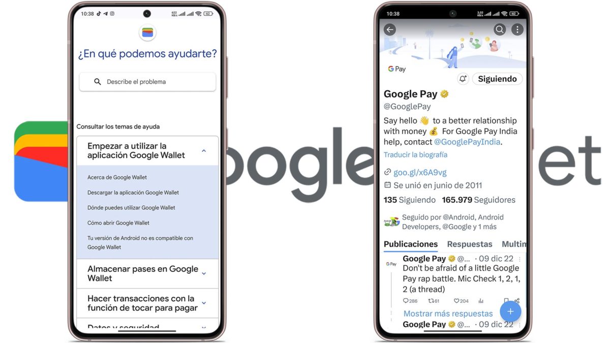 No se ha podido configurar la cuenta activa en Google Wallet: contacta con Google