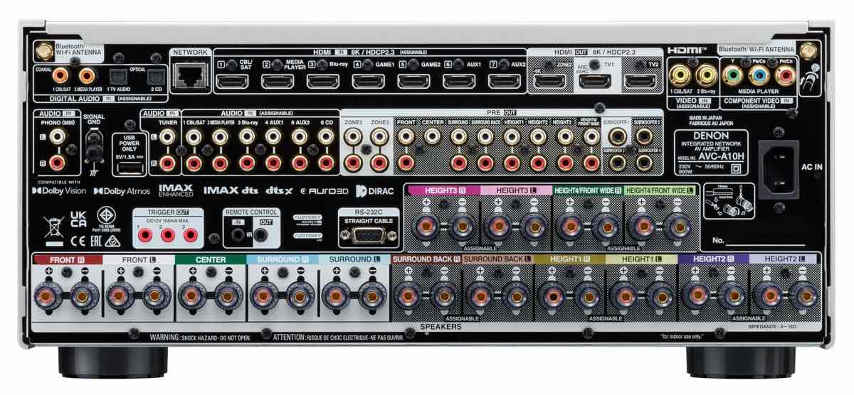 Denon AVC-A10H, un amplificador con 13.1 canales que se adapta a cualquier sala 5 Denon_AVC-A10H 0