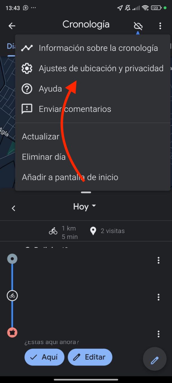 Cómo desactivar 'Tu cronología' en Google Maps: guía paso a paso 3 desactivar cronologia google maps 2