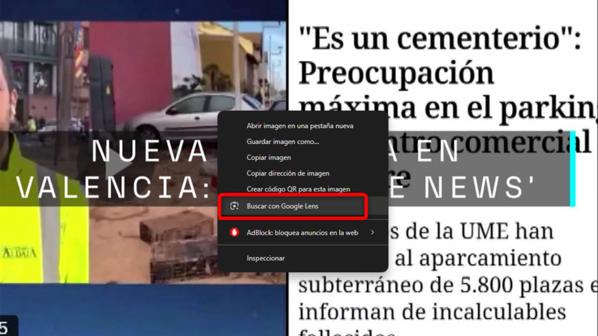 Cómo detectar bulos y fake news en conversaciones y grupos de WhatsApp 7 Busca la imagen en Google Lens