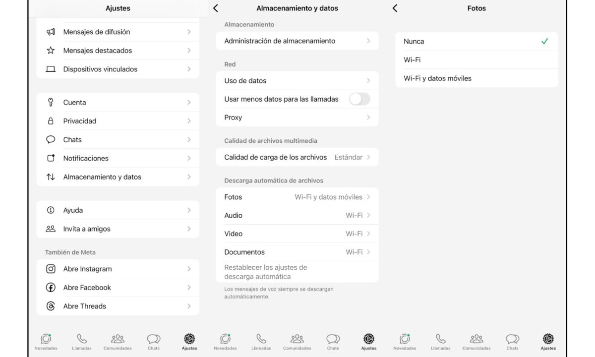 Cómo evitar que WhatsApp guarde fotos en mi móvil con descarga automática