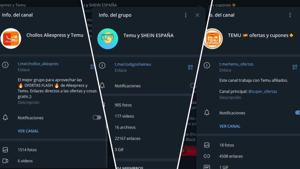Los mejores canales de Telegram y páginas web con cupones y descuentos de Temu para tus compras de Navidad 2 Mejores canales de Telegram con cupones y descuentos de Temu para tus compras de Navidad