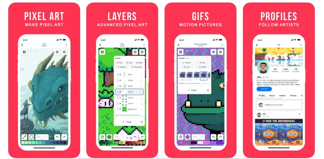 Las mejores páginas y apps para crear un avatar en 'pixel art' para tus redes sociales 2 pixilart app pixel art
