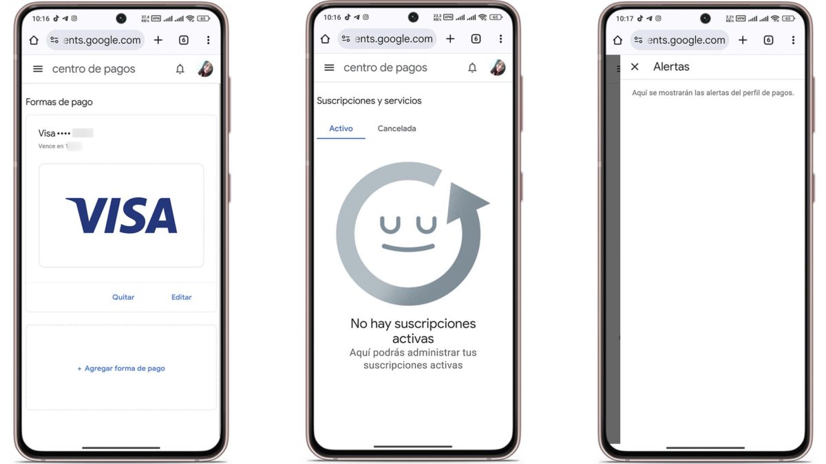 No se ha podido configurar la cuenta activa en Google Wallet: verifica el estado de tu cuenta