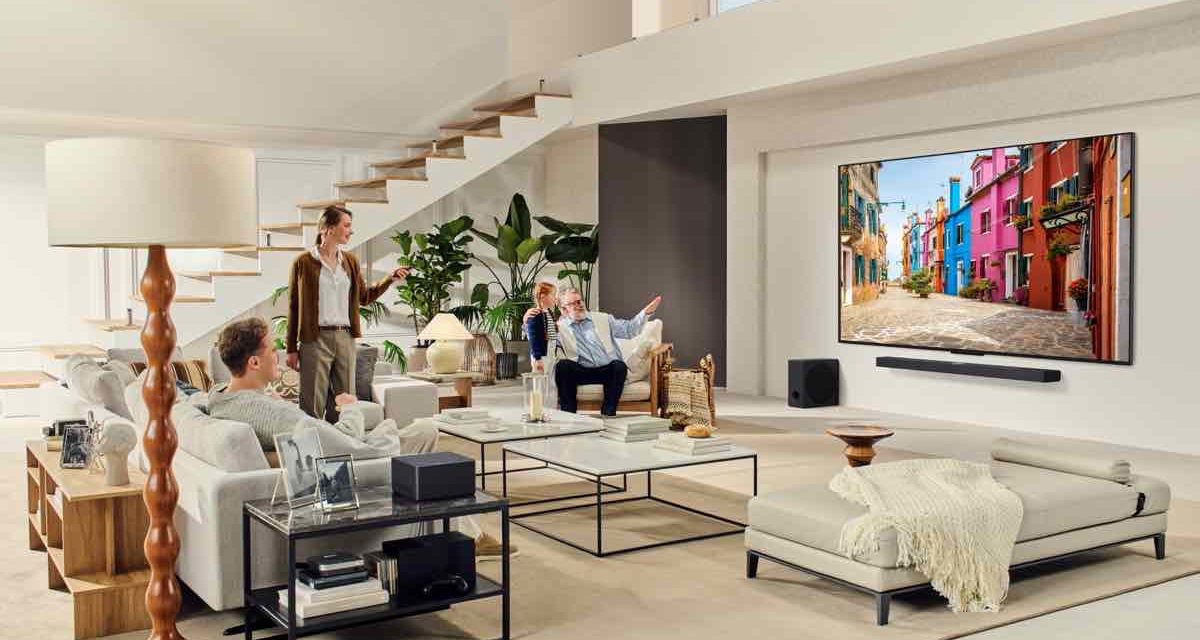 LG QNED evo, televisores de hasta 100 pulgadas con gama de color ampliada para 2025