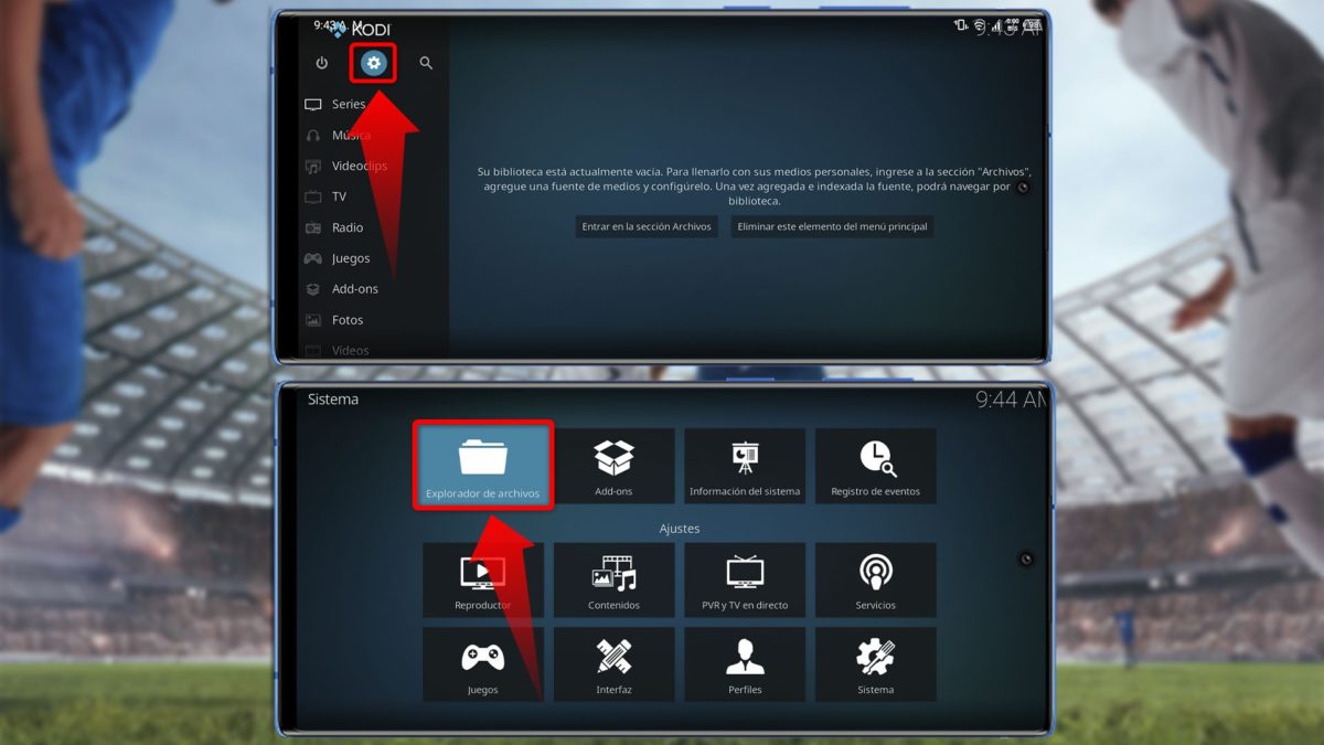 Cómo instalar el addon Acestream Channels en Kodi para ver fútbol y otros deportes 3 Así puedes instalar el addon Acestream Channels en Kodi para ver fútbol y otros deportes paso a paso