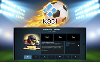 Cómo instalar el addon Acestream Channels en Kodi para ver fútbol y otros deportes