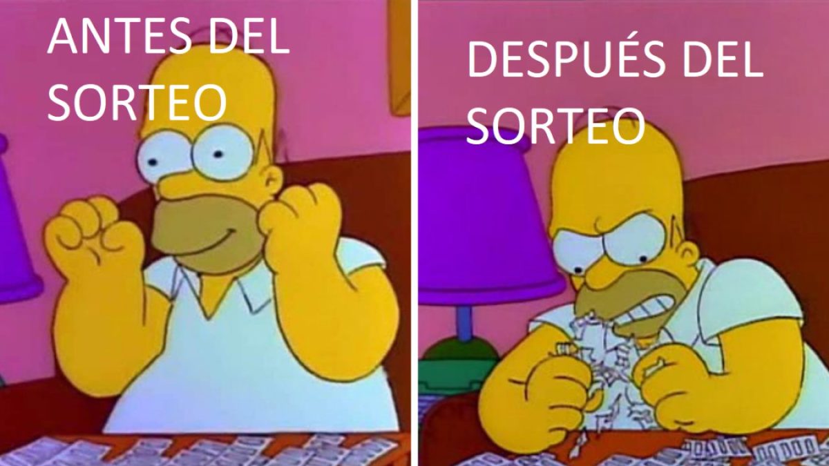 Los mejores memes del sorteo de la Lotería de Navidad 2024 7 homer simpson meme loteria de navidad 2024