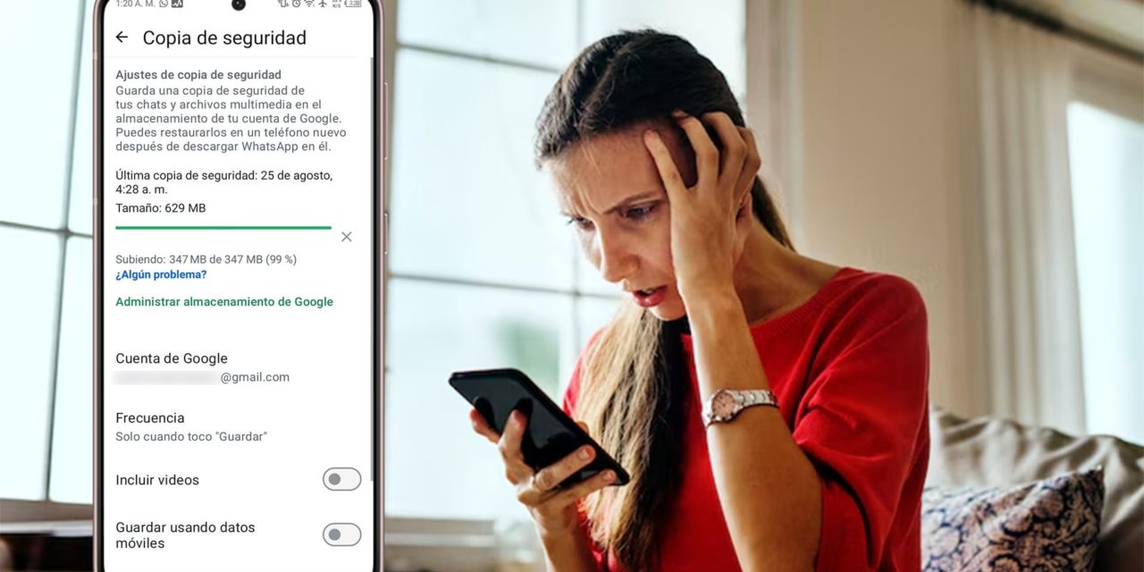 La copia de seguridad de WhatsApp se queda en el 99%: por qué sucede y cuál es la solución