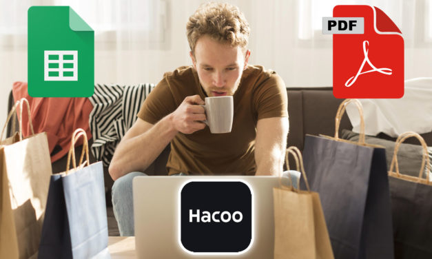 Las mejores spreadsheet u hojas de cálculo y PDF con enlaces y links de Hacoo