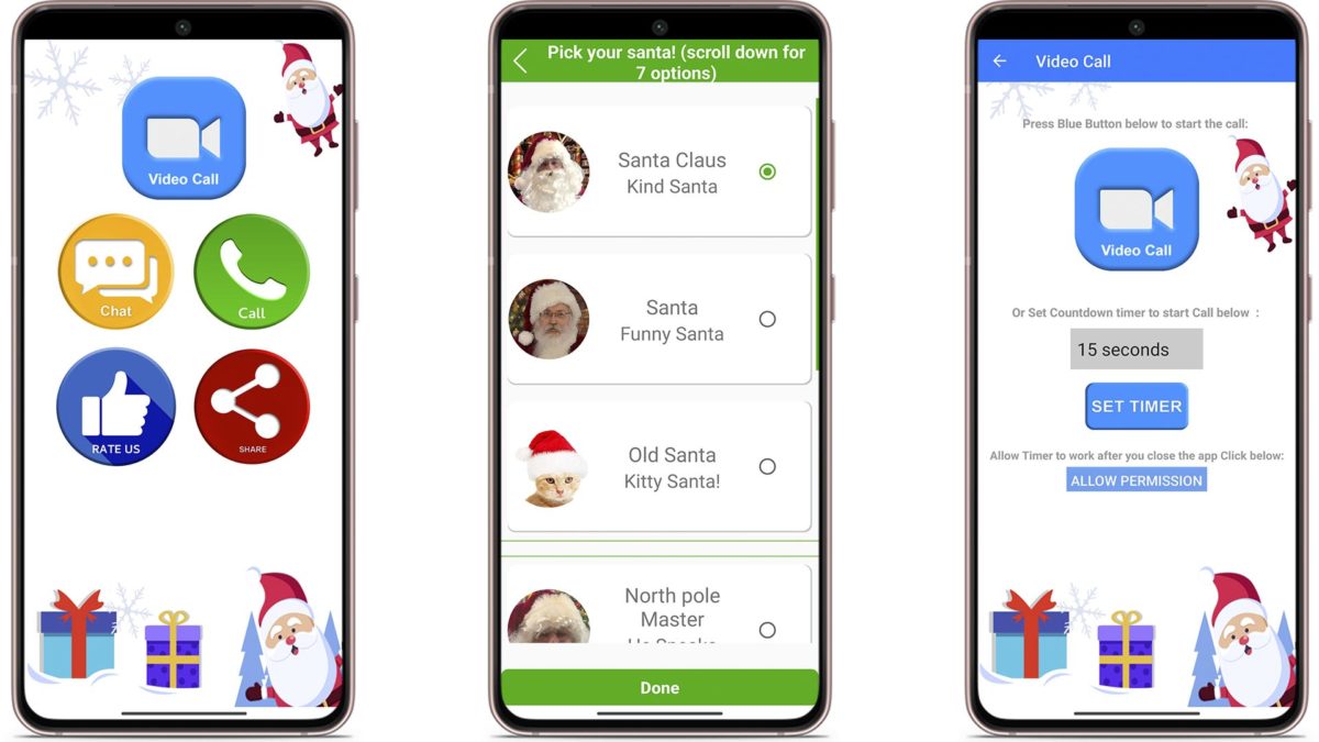 Las mejores apps de llamadas a Papá Noel para sorprender a los más pequeños en Navidad 11 Mejores apps de llamadas a Papá Noel - Fake Call from Santa Claus