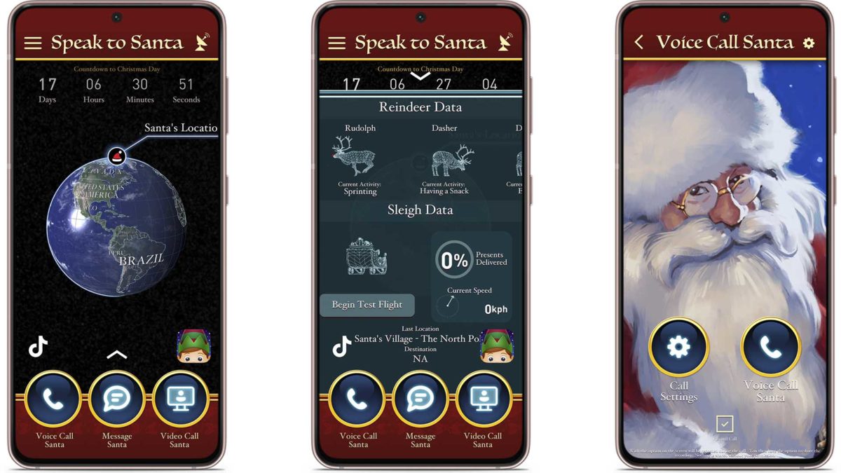 Las mejores apps de llamadas a Papá Noel para sorprender a los más pequeños en Navidad 8 Mejores apps de llamadas a Papá Noel - Speak to Santa! Tracker & Call