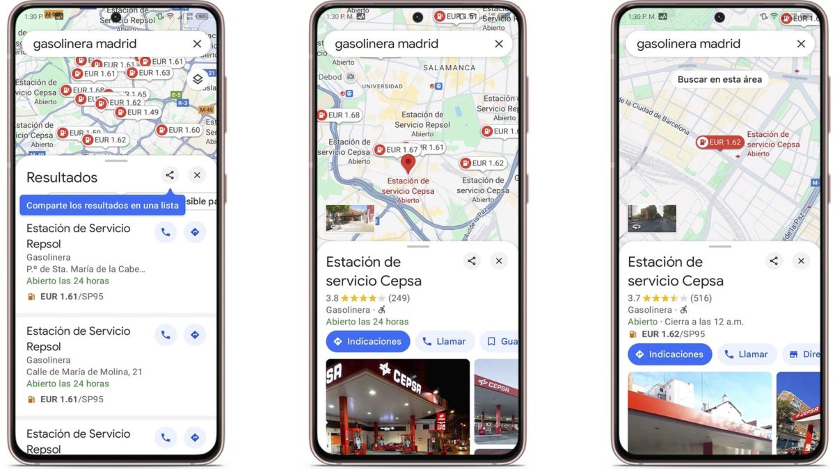Las mejores apps para conocer los precios de gasolineras baratas y cercanas en 2025 2 Mejores apps para conocer los precios de gasolineras baratas y cercanas en 2024 - Google Maps