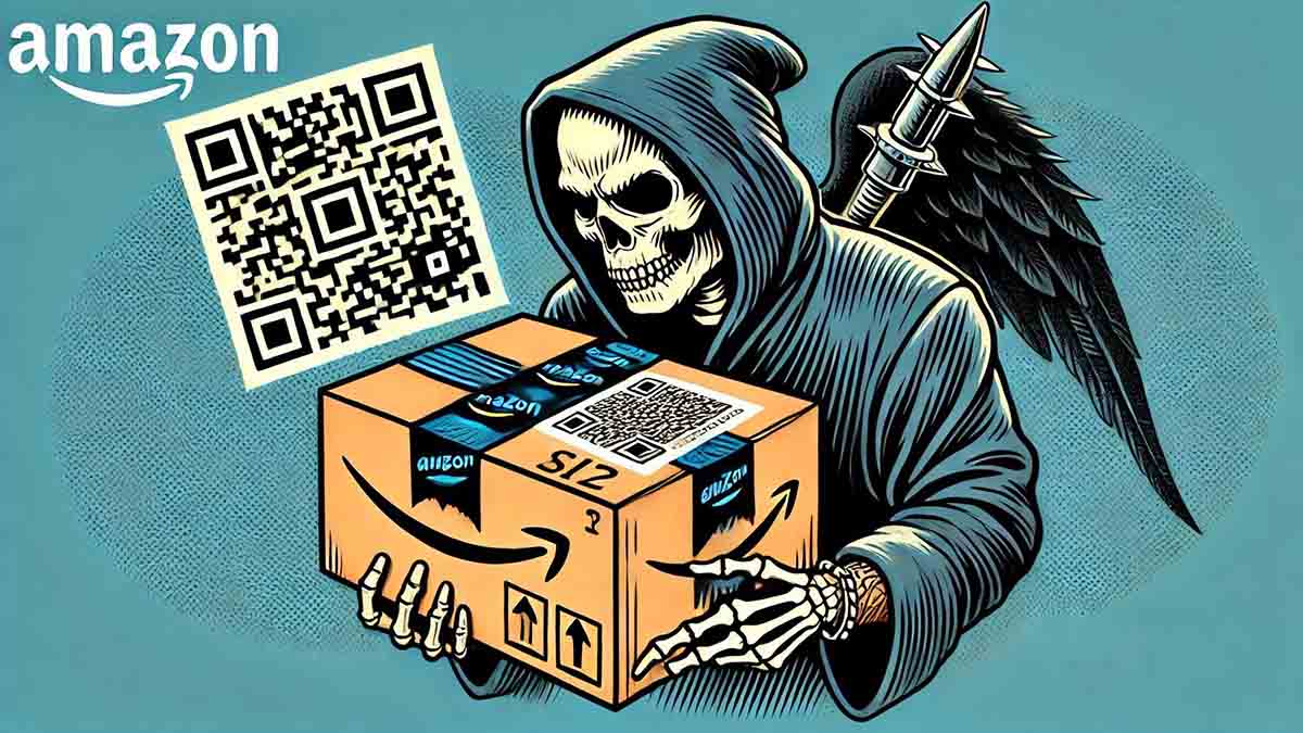 Mucho cuidado si recibes un paquete de Amazon con código QR: podría ser una estafa 1 paquete de amazon con codigo qr