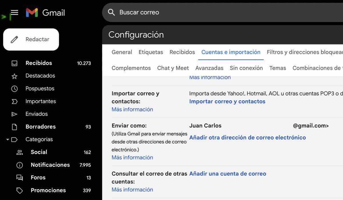 Cómo sincronizar varias cuentas de correo electrónico de terceros en Gmail: tutorial paso a paso 1 sincronizar correo en gmail