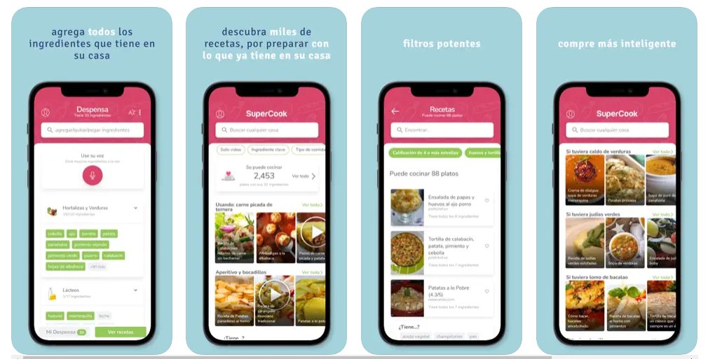 Las 9 mejores apps con recetas de cocina para hacer en Navidad 5 supercook recetas aplicacion navidad