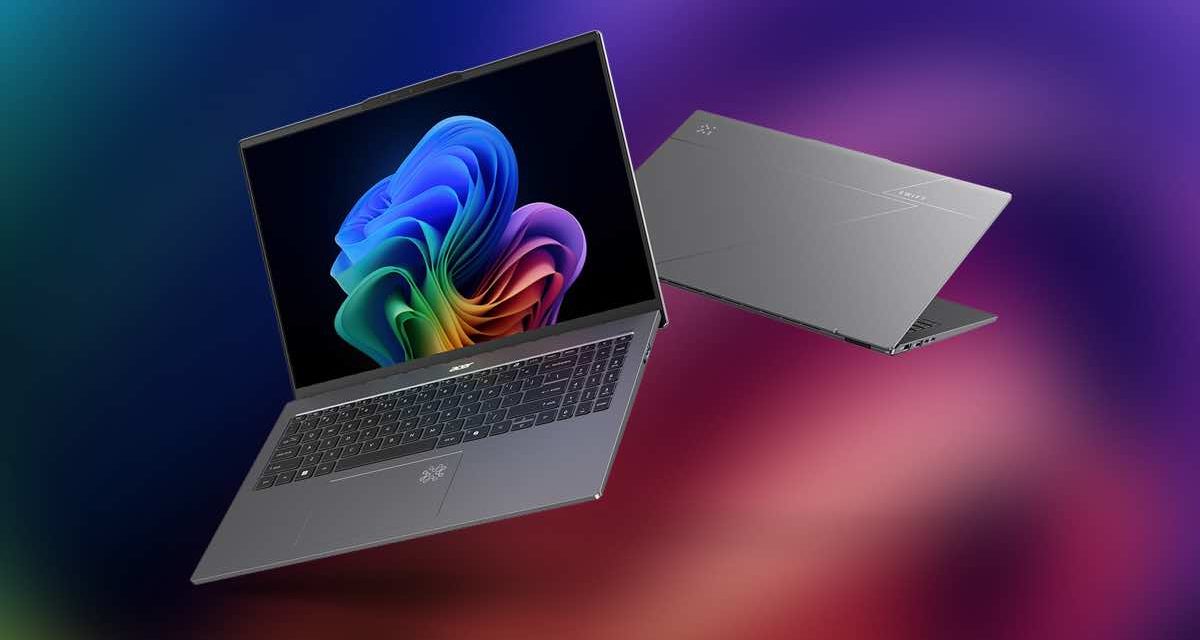 Acer Swift Go 16 AI y Swift Go 14 AI, portátiles ligeros y eficientes para estudiar y trabajar