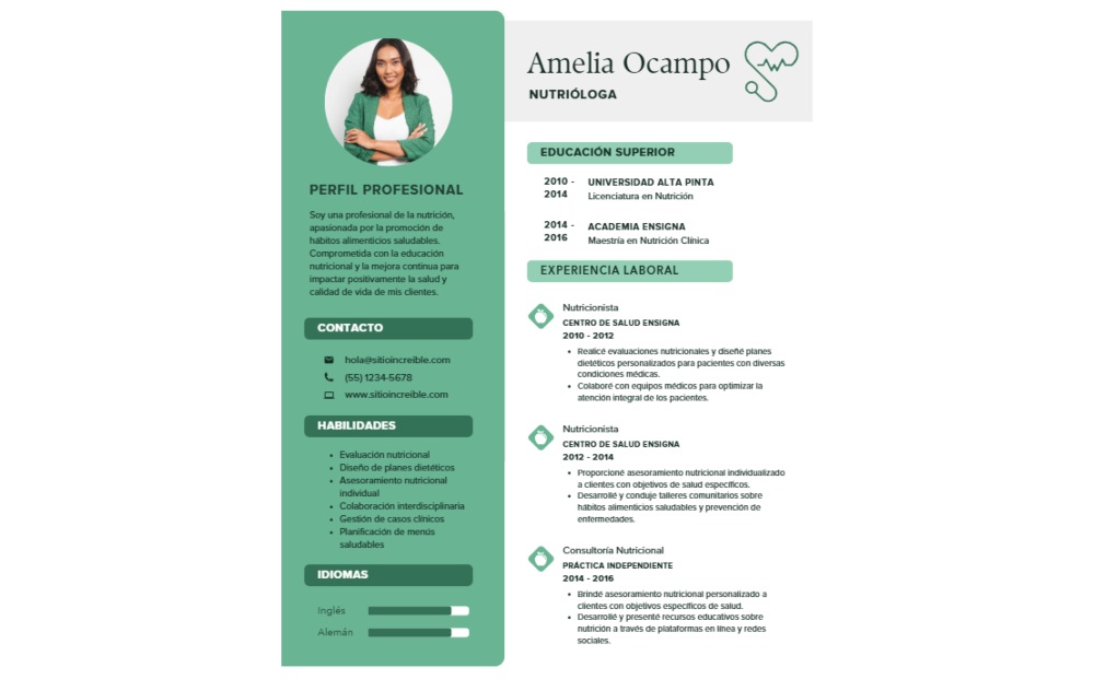 Las mejores plantillas de Canva para hacer tu Currículum Vitae gratis 4 curriculo cv online gratis canva