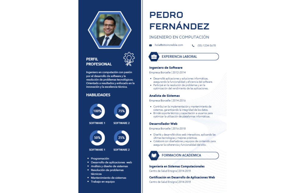 Las mejores plantillas de Canva para hacer tu Currículum Vitae gratis 5 cv online gratis