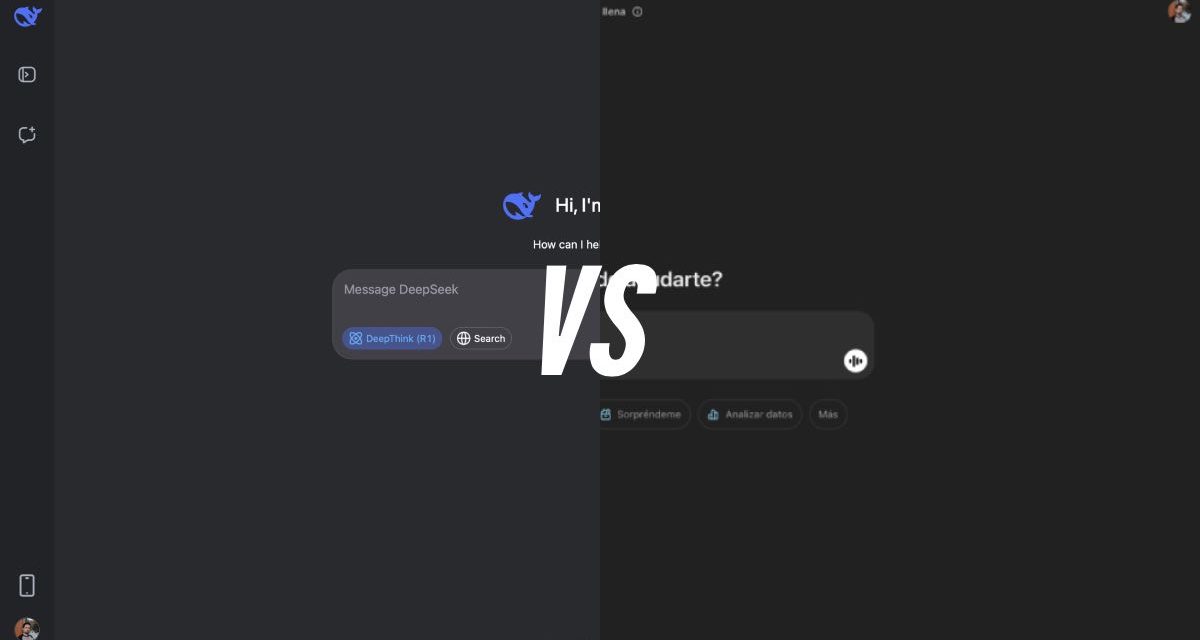 Comparamos DeepSeek vs ChatGPT, ¿es mejor esta alternativa china que la IA de ChatGPT?