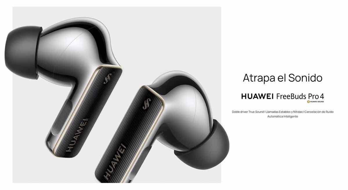 HUAWEI FreeBuds 4 Pro, máxima nitidez y estabilidad en llamadas con hasta 100 dB de cancelación de ruido 1 Huawei FreeBuds Pro 4