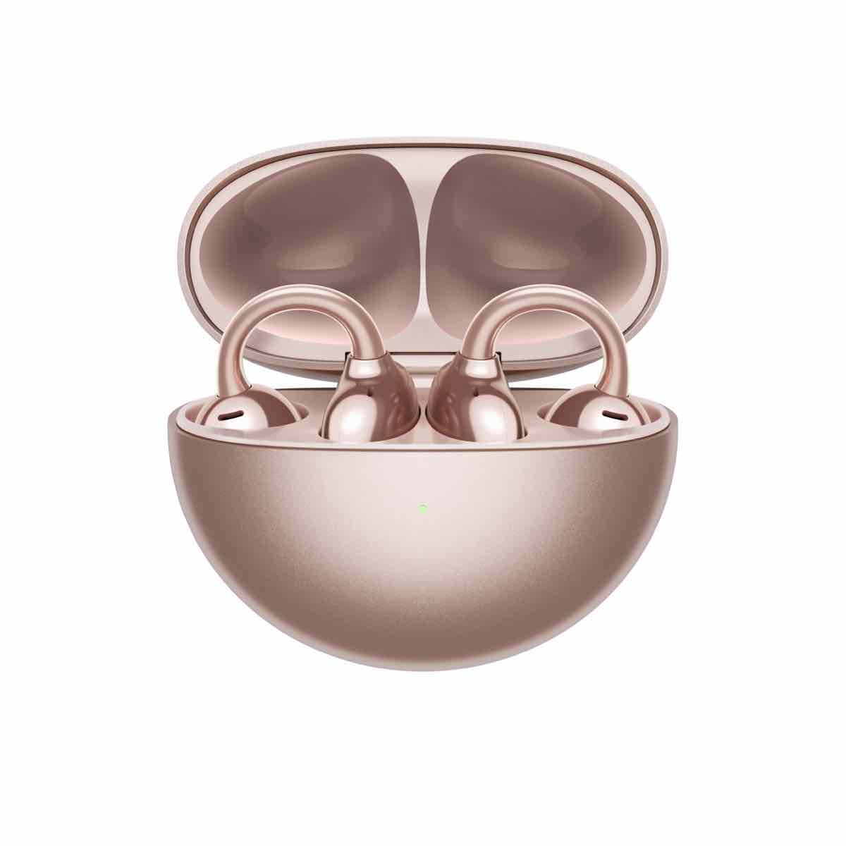 HUAWEI FreeClip Rose Gold, auriculares inalámbricos abiertos con graves dinámicos y alerta de caída 2 HUAWEI FreeClip Rose Gold 3
