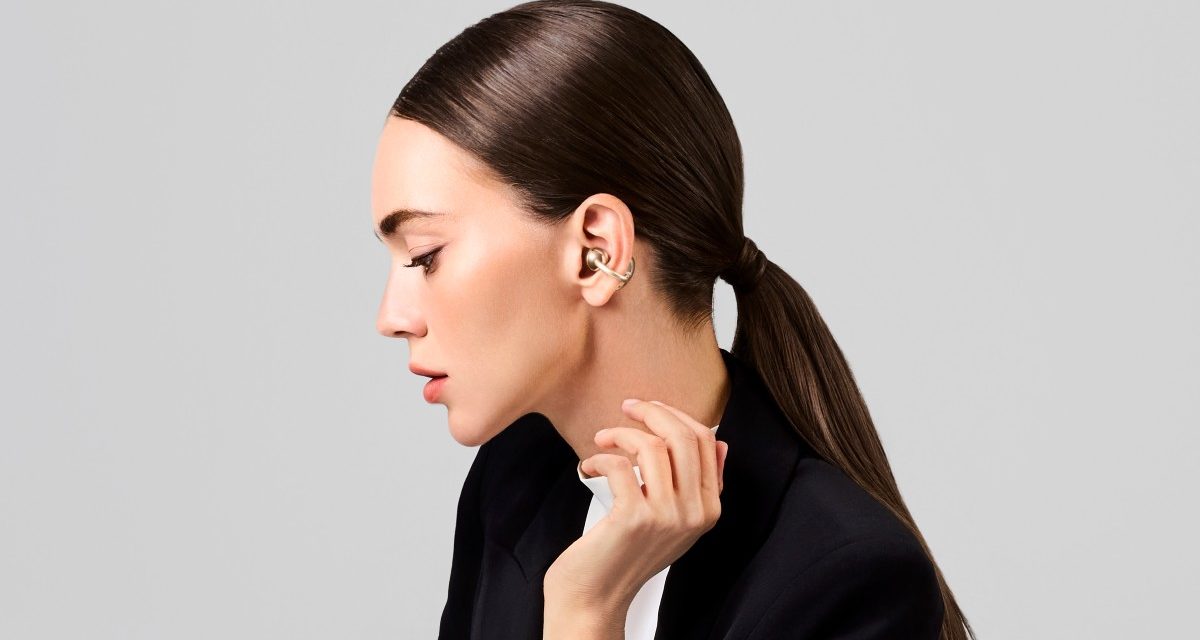 HUAWEI FreeClip Rose Gold, auriculares inalámbricos abiertos con graves dinámicos y alerta de caída