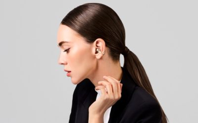 HUAWEI FreeClip Rose Gold, auriculares inalámbricos abiertos con graves dinámicos y alerta de caída