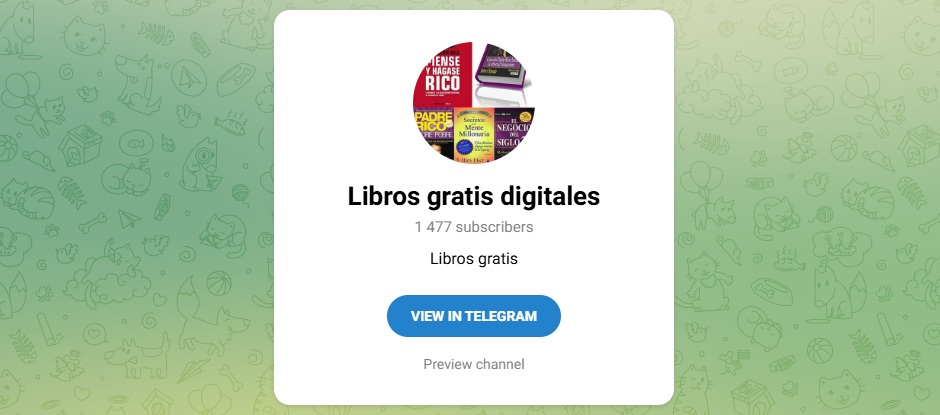 Los 5 mejores canales de Telegram de descarga de libros en 2025 2 libros gratis digitales telegram canales