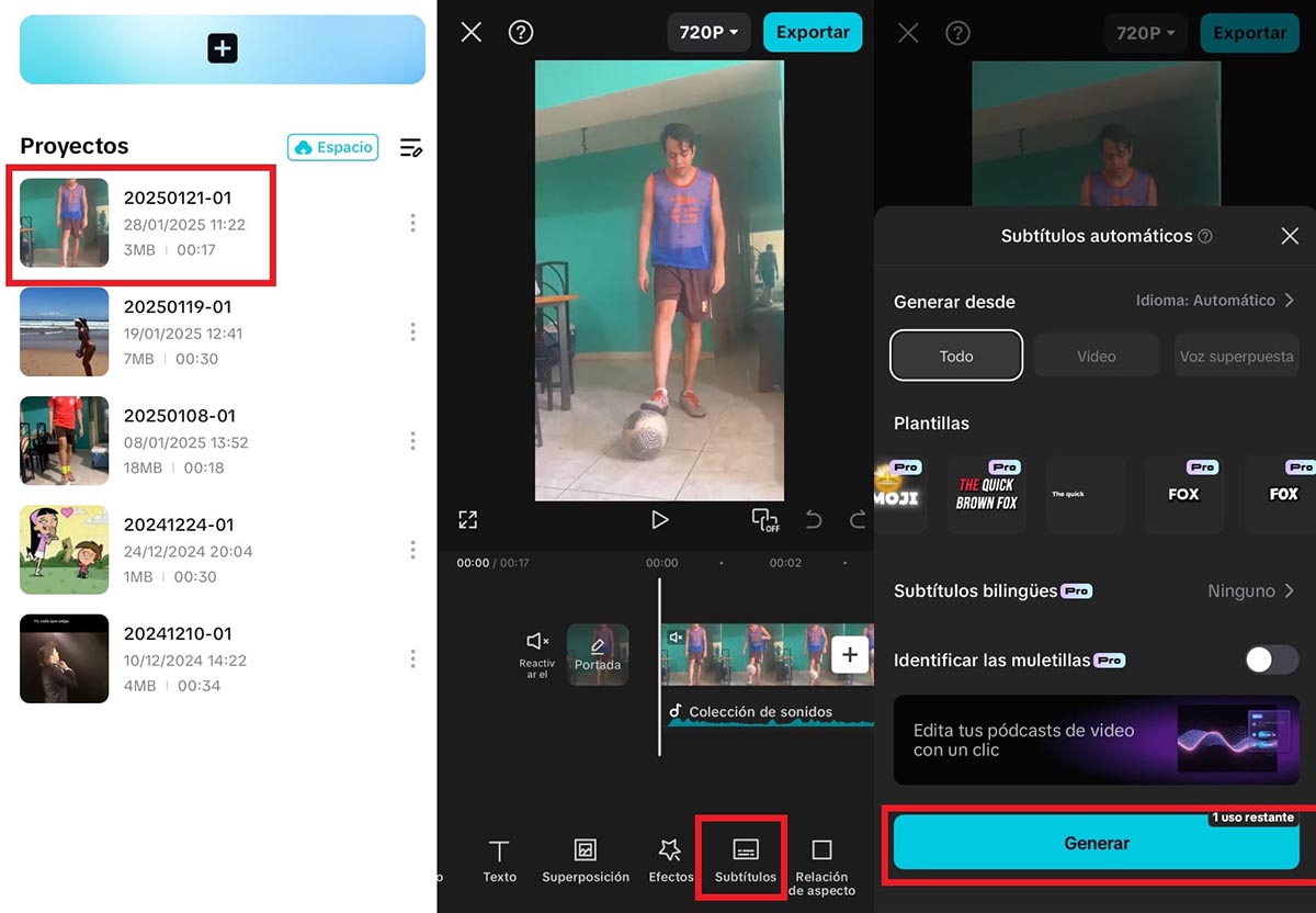 5 trucos para usar CapCut como un profesional en 2025 3 subtitulos capcut