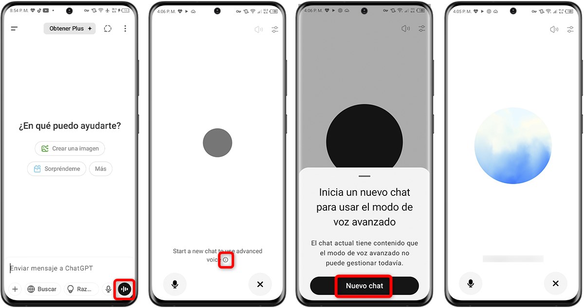Cómo usar el modo de voz avanzado en ChatGPT: guía paso a paso 2 Este es la forma correcta de usar el modo de voz avanzado en ChatGPT
