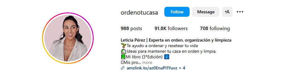 consejos de limpieza instagram