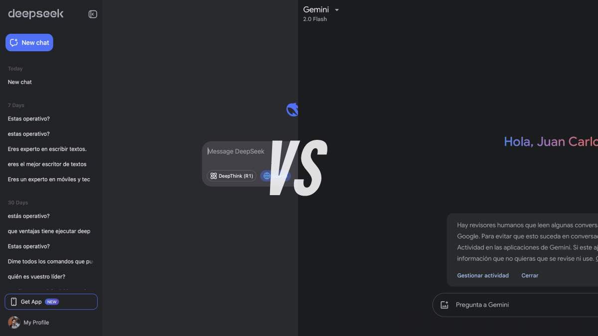 DeepSeek vs Gemini: ¿cuál es la mejor IA para utilizar como asistente? 1 deepseek vs gemini