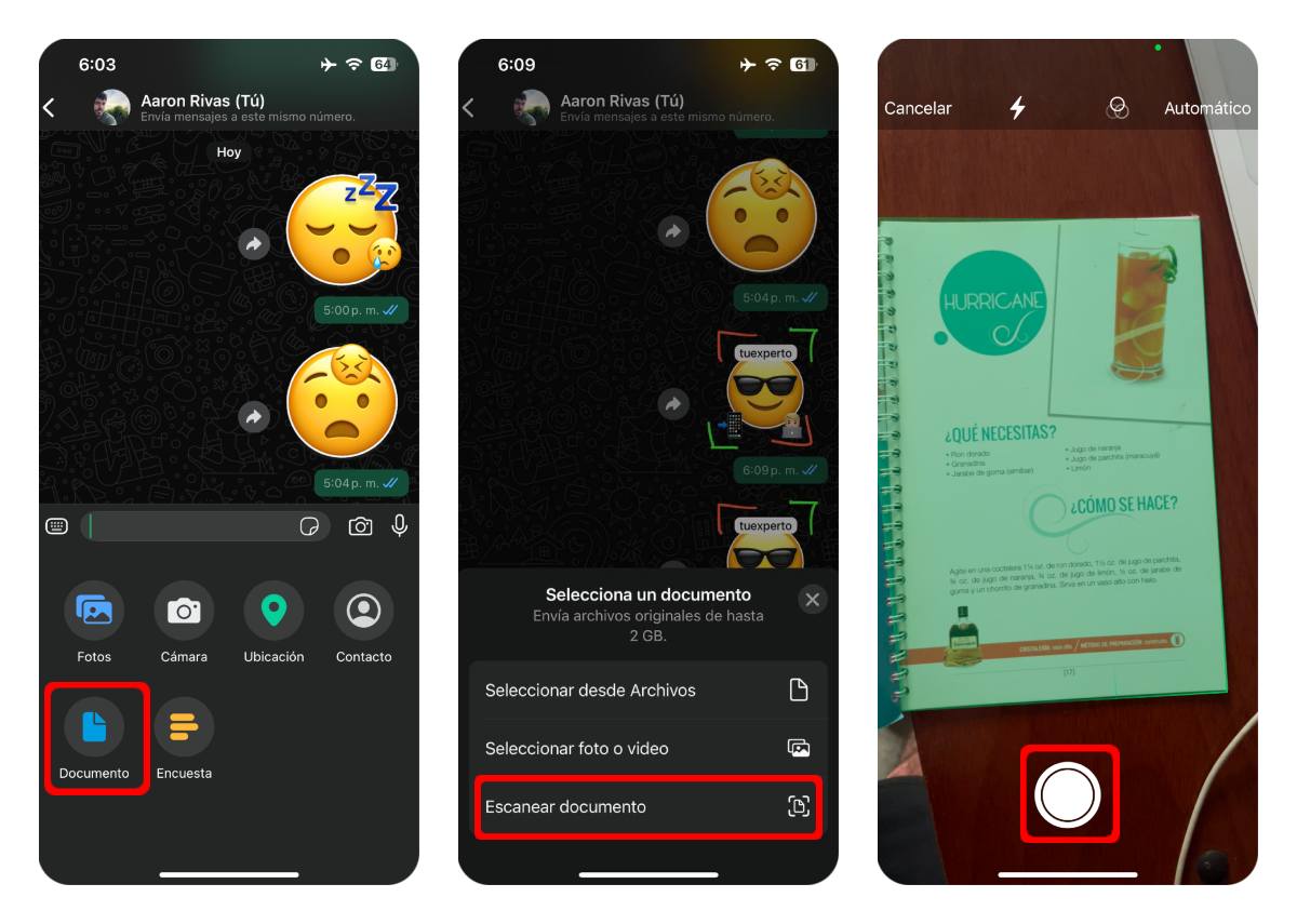 3 funciones de WhatsApp que no sabía que existían y me han cambiado la vida 3 escanear documento en whatsapp