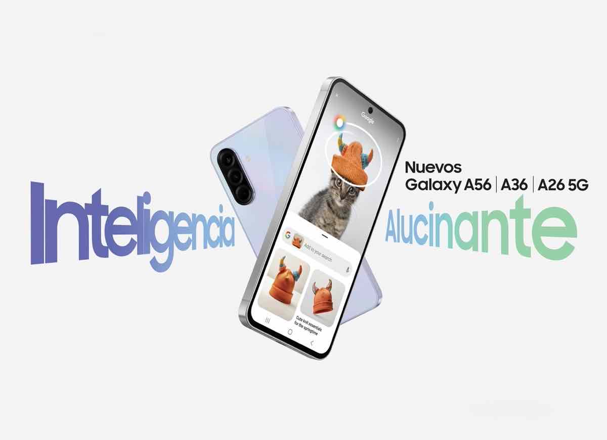Samsung Galaxy A26, A36 y A56, así es la nueva gama media de Samsung con más IA para una mejor experiencia de uso 1 galaxy a26 a36 a56 5