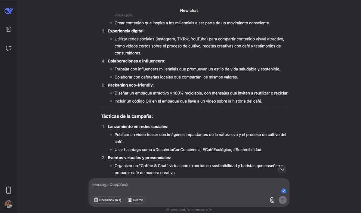 DeepSeek vs Gemini: ¿cuál es la mejor IA para utilizar como asistente? 6 Screenshot