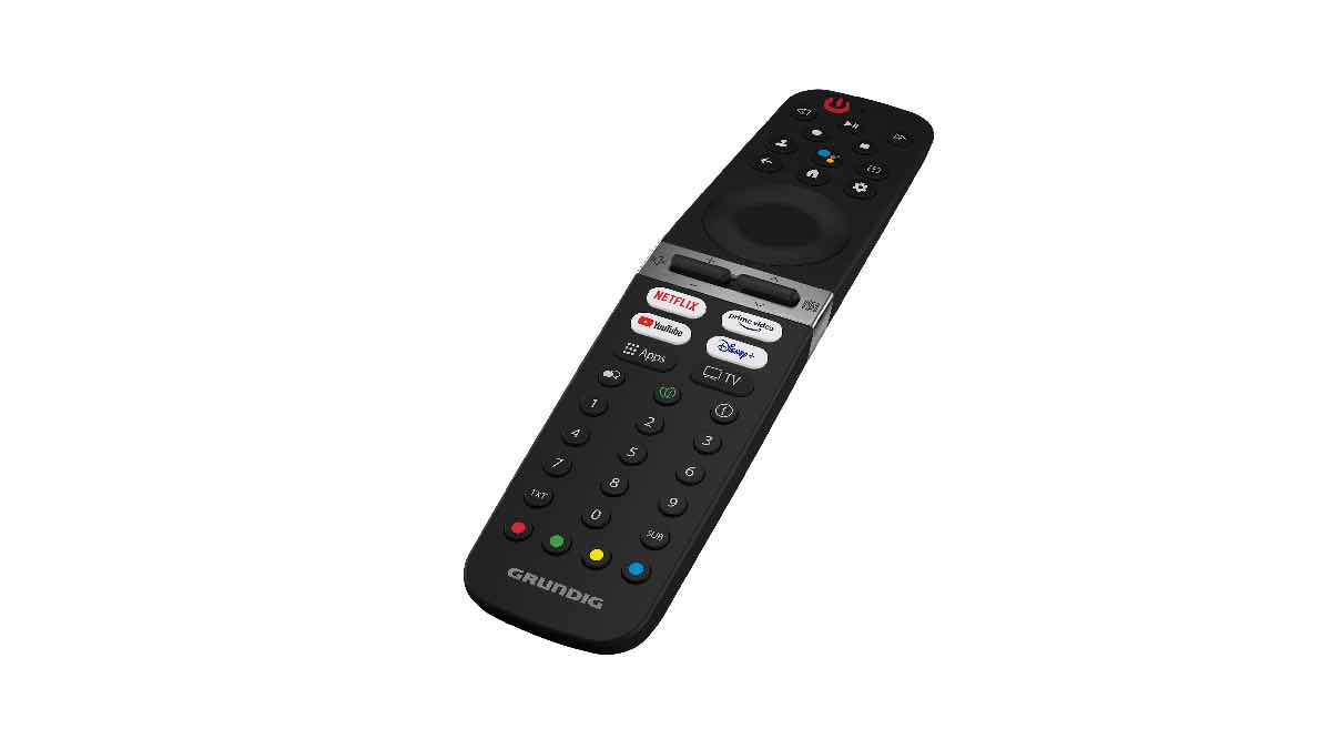 Grundig GHU 8590, televisores QLED con sonido Magic Fidelity para disfrutar del cine y los videojuegos 2 Grundig GHU 8590 mando