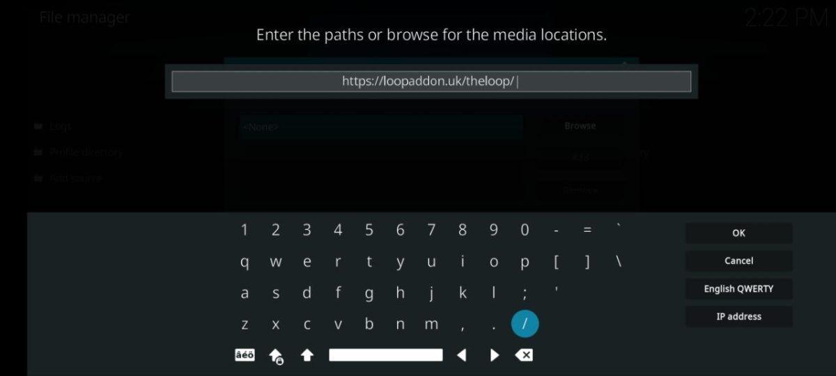 instalar the loop kodi 1