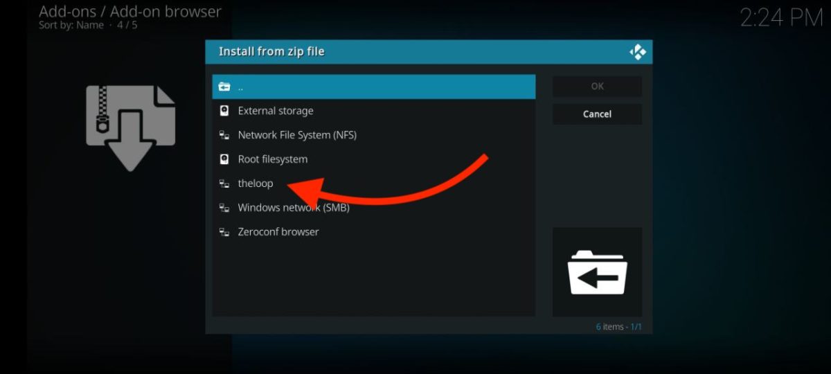 instalar the loop kodi 5
