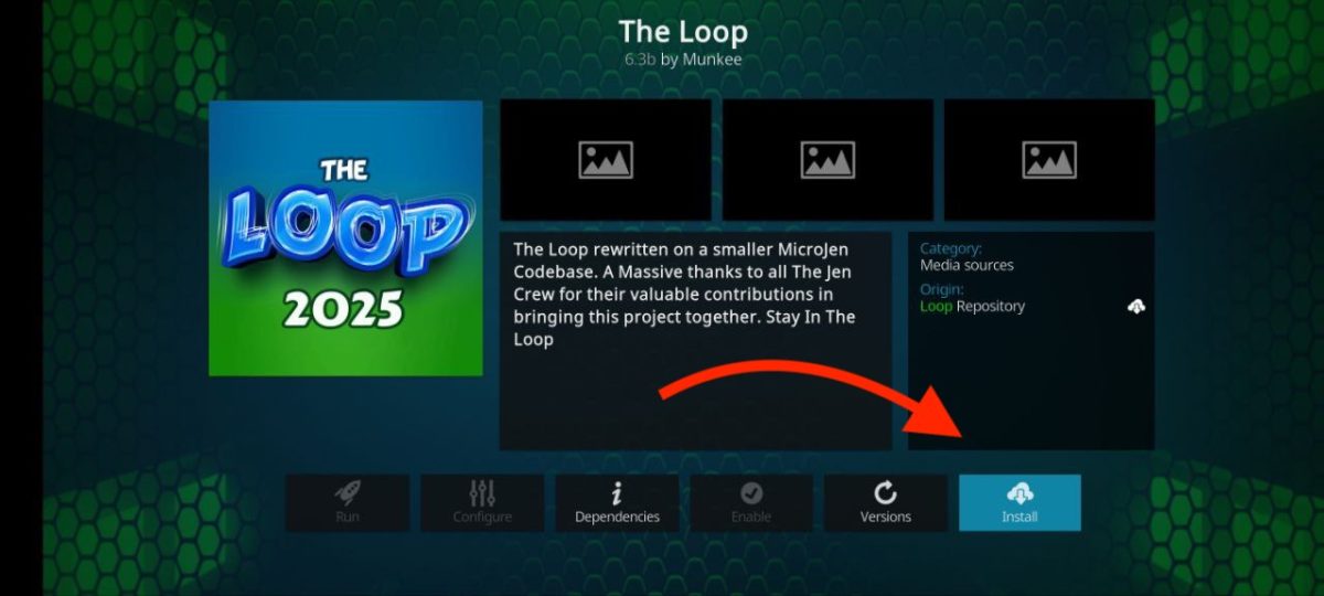 instalar the loop kodi 9