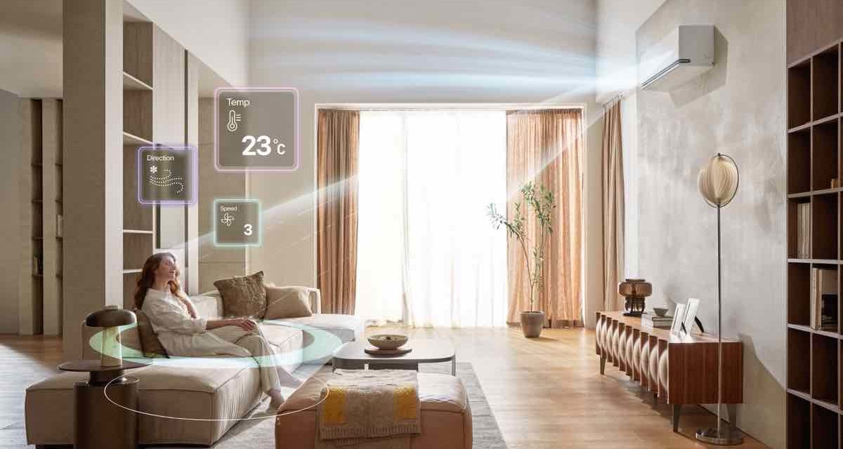 LG DualCool, un aire acondicionado con sensor de personas para ajustar el flujo y la velocidad del aire