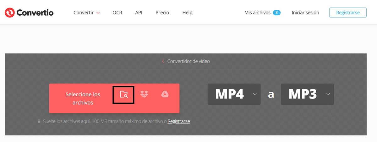 Cómo cortar vídeos de YouTube online gratis 5 mp4 a mp3