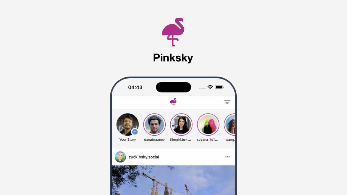 Así funciona Pinksky, la nueva red social abierta de Bluesky como alternativa a Instagram 1 pinksky social app