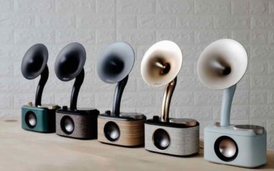 Sangean CP-100D, una radio portátil con diseño de gramófono y conexión Bluetooth